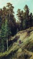 en el bosque del bosque con setas 1883 paisaje clásico Ivan Ivanovich árboles